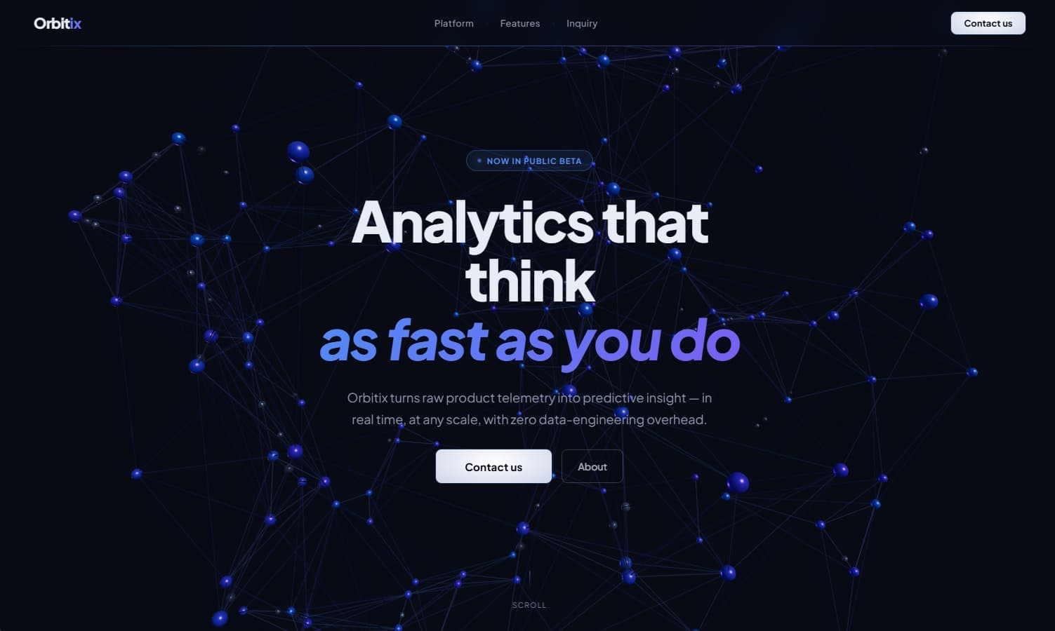Orbitix | AI Analytics Platform