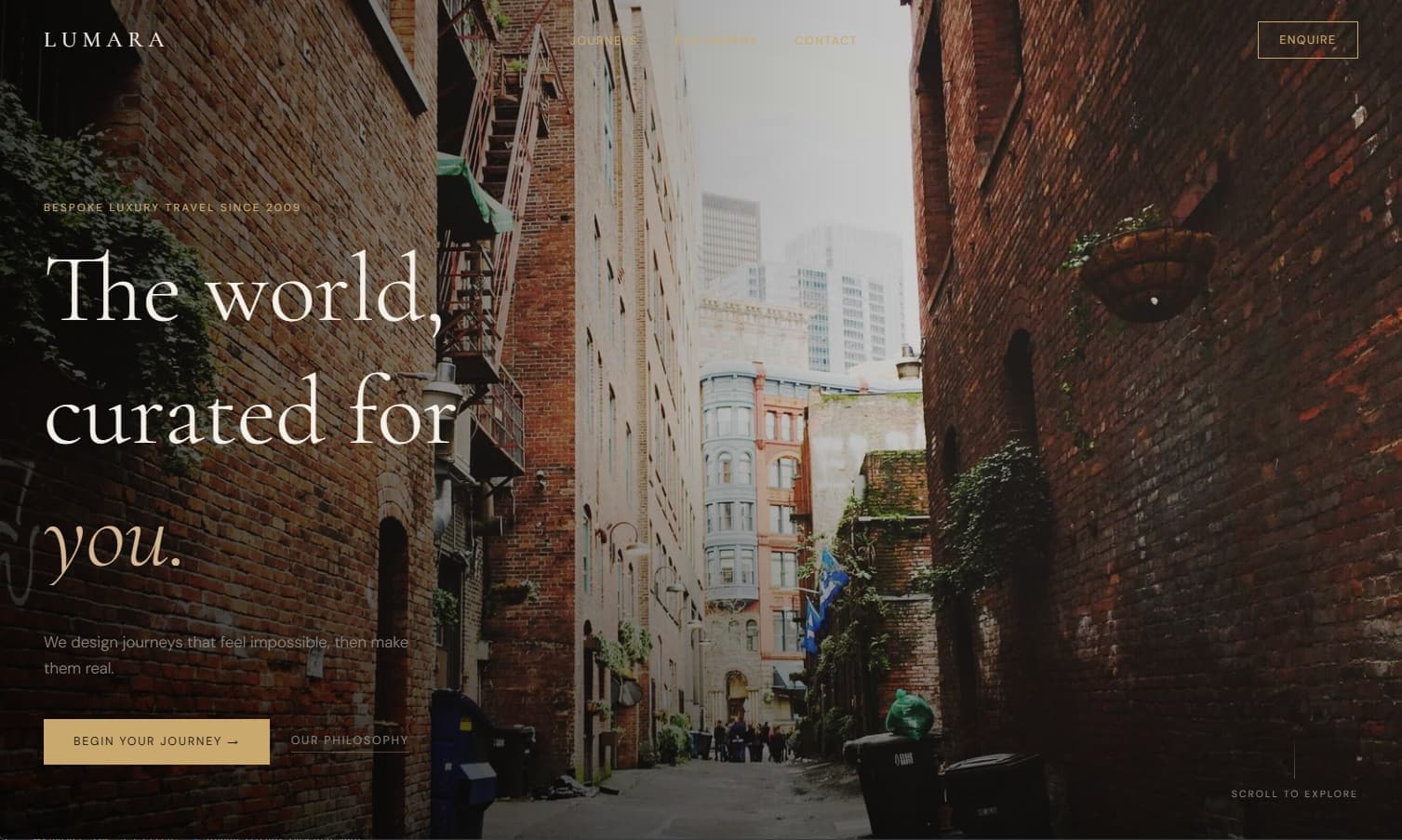 Lumara | Skräddarsydda lyxresor